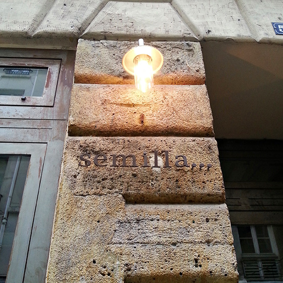RESTAURANT SEMILLA... @RUE DE BUCI
